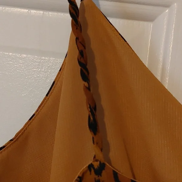 Due' Per Due' Veste Midi Dress Women's Size 4 Animal Print Vintage Look Prom - Picture 8 of 10